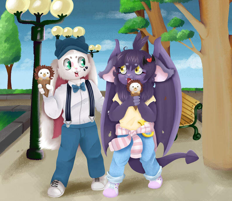 Pepito and Aiko (commission)